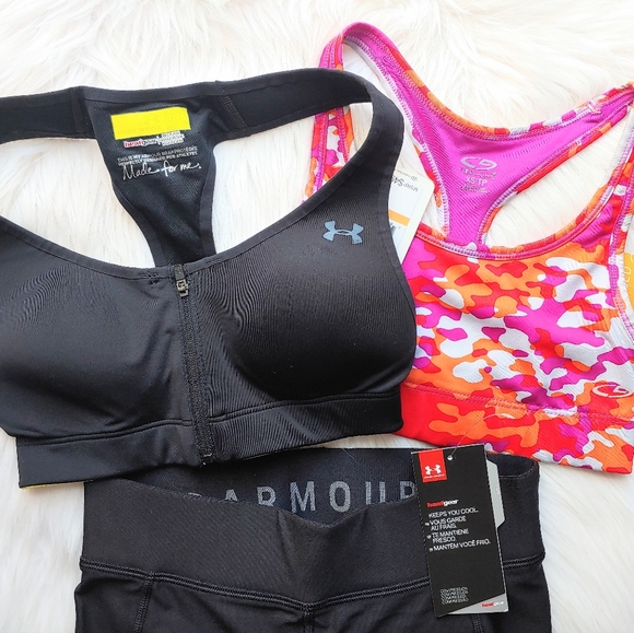 Under Armour Bra & Compression Leggings + C9 by Champion Sports Bra | 30A, S, XS - Picture 2 of 7